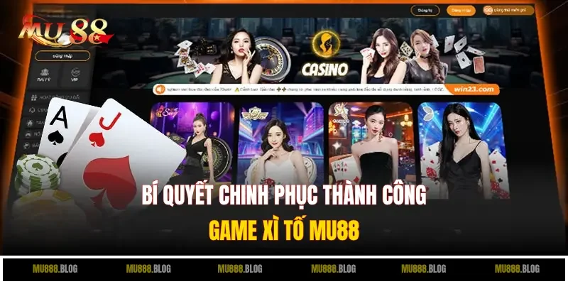 Bí quyết chinh phục thành công Xì Tố MU88